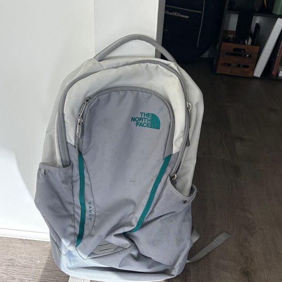 gray and teal north face backpack The North Face | Bags | The North Face Gray And Teal Backpack